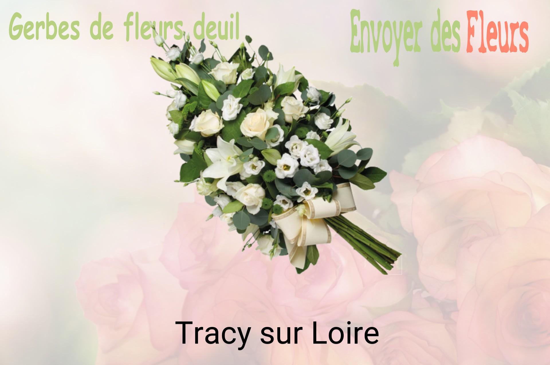 Gerbe de fleurs de deuil livrée à Tracy-sur-Loire